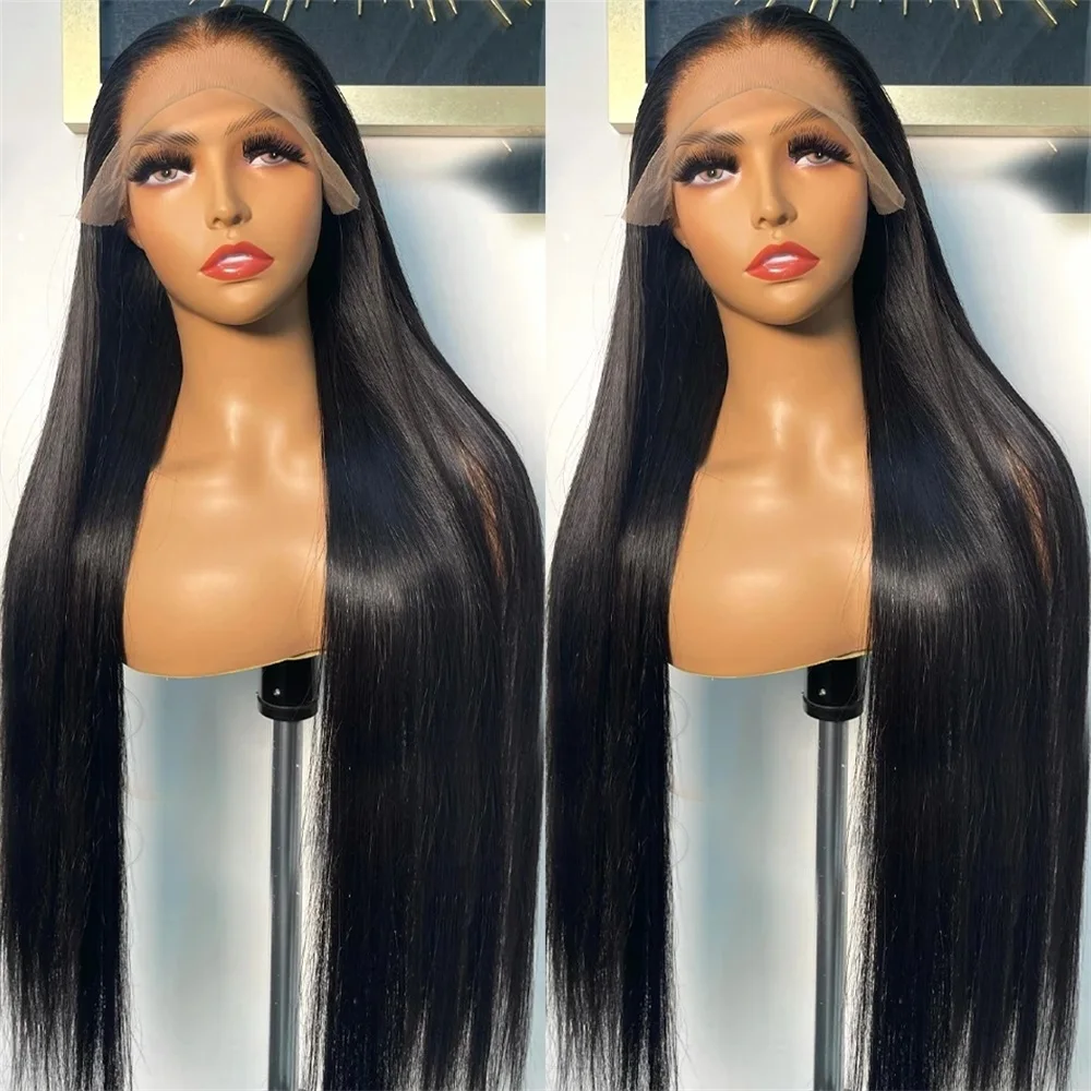 13x4 Lace Front Human Hair Wigs Brazilian Bone Straight 13x6 Lace Frontal Human Hair Wigs For Black Women 360 HD Full Lace Wig