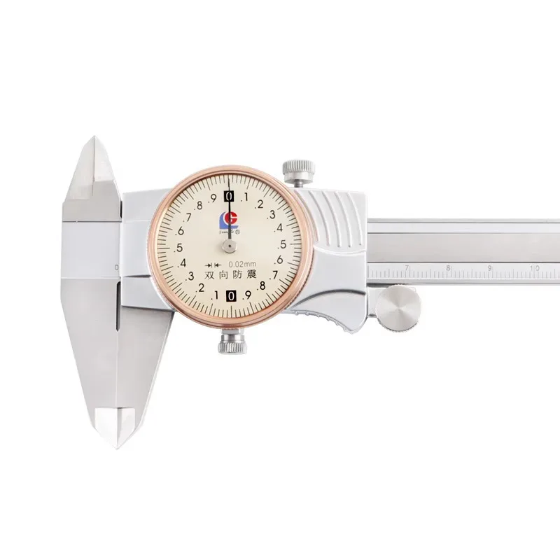 

High-precision stainless steel vernier caliper with watch caliper Bidirectional shock-proof 0-150-200-300mm