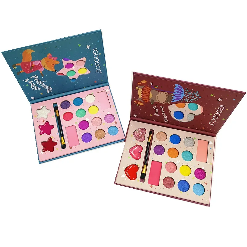 14/17 Farben Lidschatten-Palette Perle Matte Glitzer Pailletten Make-up-Palette Bühnen-Make-up-Palette