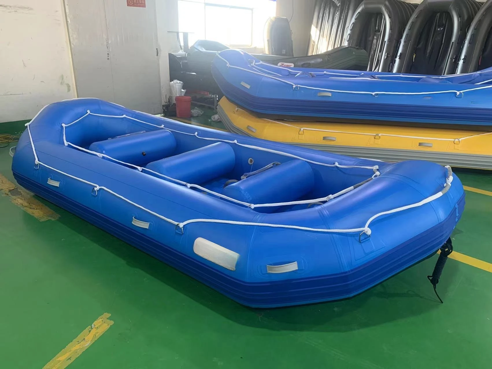 ZEBEC Raft White Water double layer Rubber robin River drifting  Whitewater 1.2mm pvc Rafting Boat