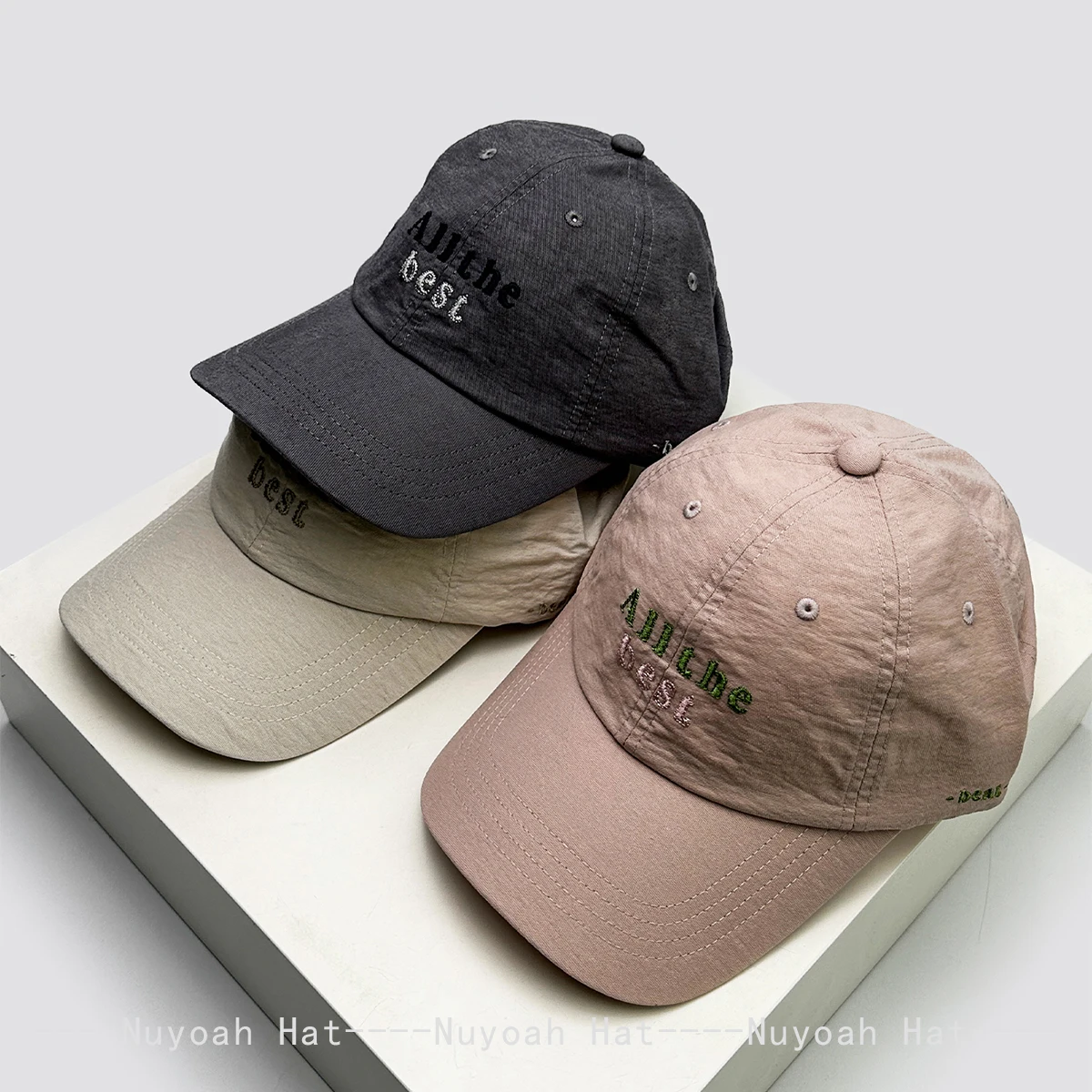 

New Men Women Korean Simple Embroidered Letters Baseball Hats Sunshade Casual Versatile Travel Peaked Caps ins Fashion Outdoor