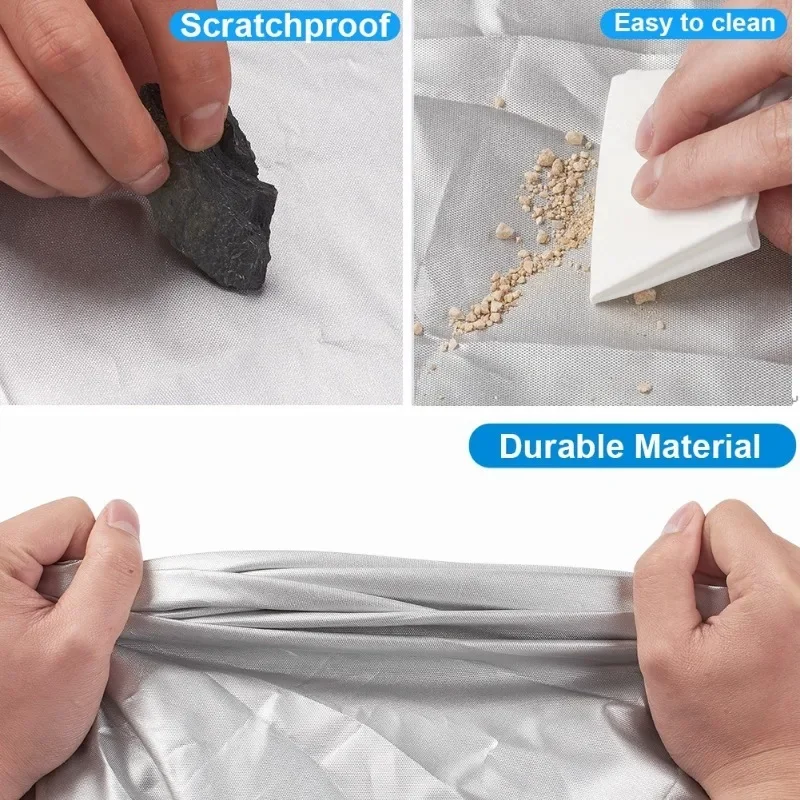 

190T Car Cover For Jeep Wrangler JK JL YJ 1987-2019 2 Door 4 Door Windproof Dustproof UV Protection Auto Cover Outdoor Indoor