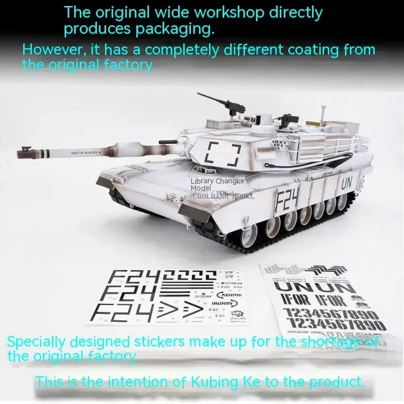 Henglong Remote Control Tank Us M1a2 Cross-Border Infrared Battle Tank Model Upgrade Strip Wave Box Rc Tank Kid's Outdoor Toy