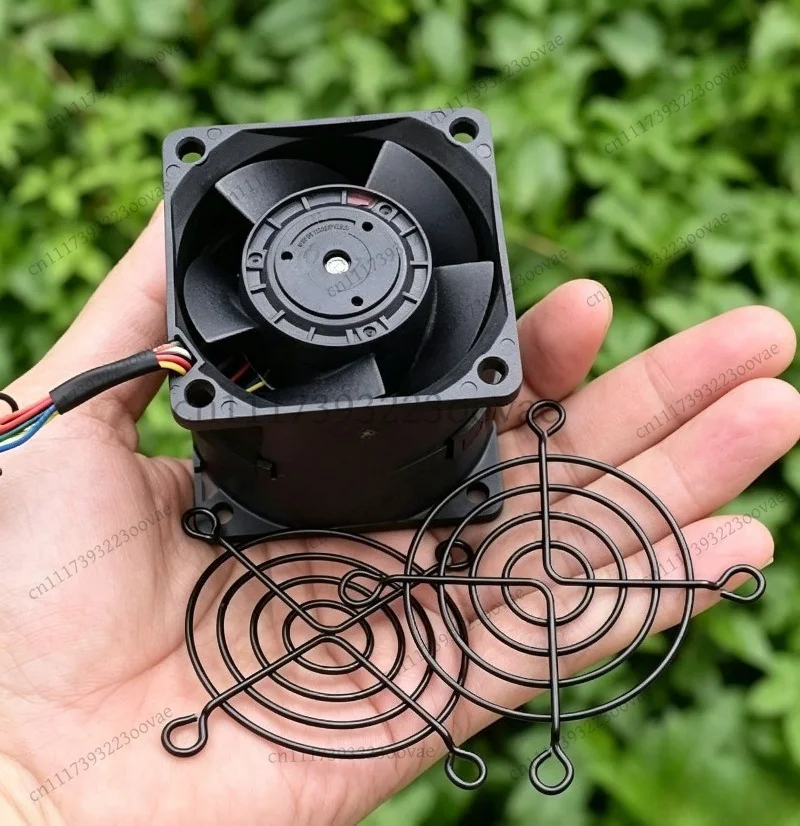 6056 High‑Speed Server Cooling Fan DC12V 4.6A Ball Bearing High Airflow Industrial Replacement Cooling Fan