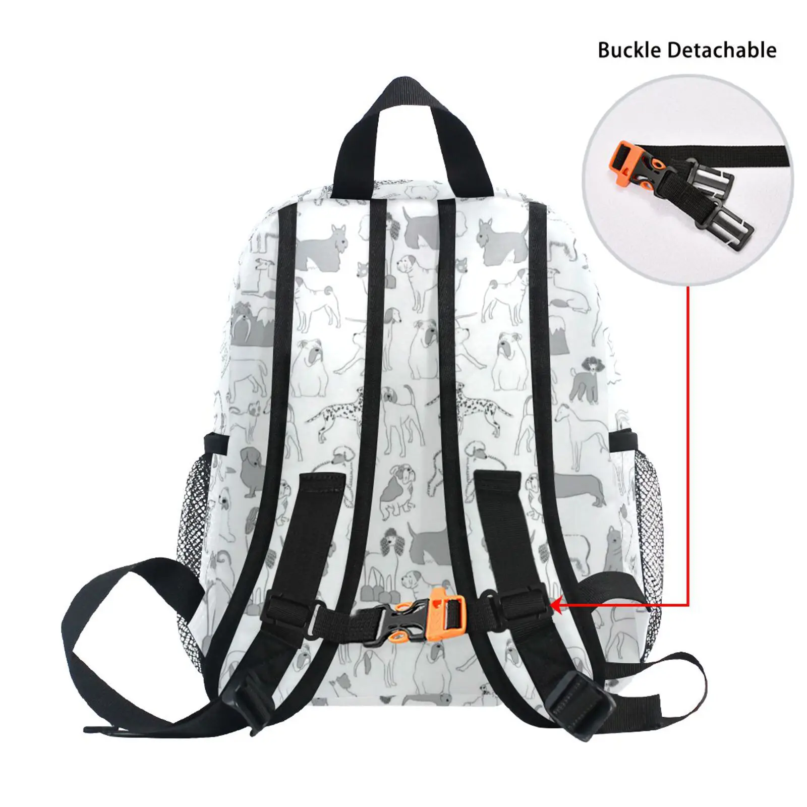 Vorschule Kinder Rucksack 3-8 Jahre Junge Mädchen niedlichen Hund drucken Schul rucksack Kindergarten kleine Schult asche Rucksack zurück in die Schule