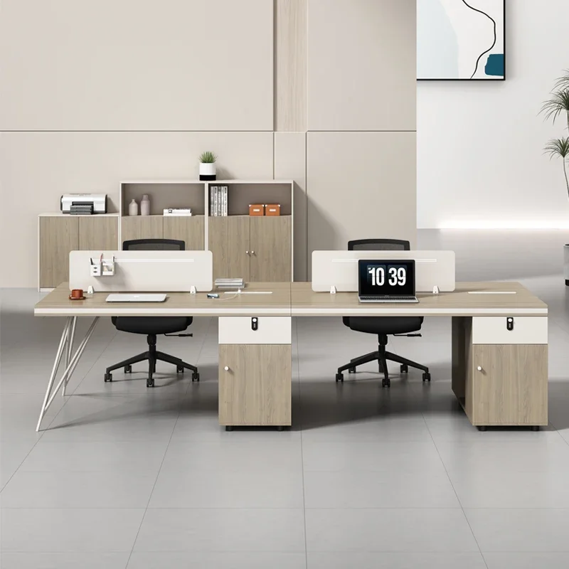 Desktop Study Modern Office Desk Corner Writing Console Drafting Stand Office Desk Meeting Scrivania Legno Office Furniture HDH