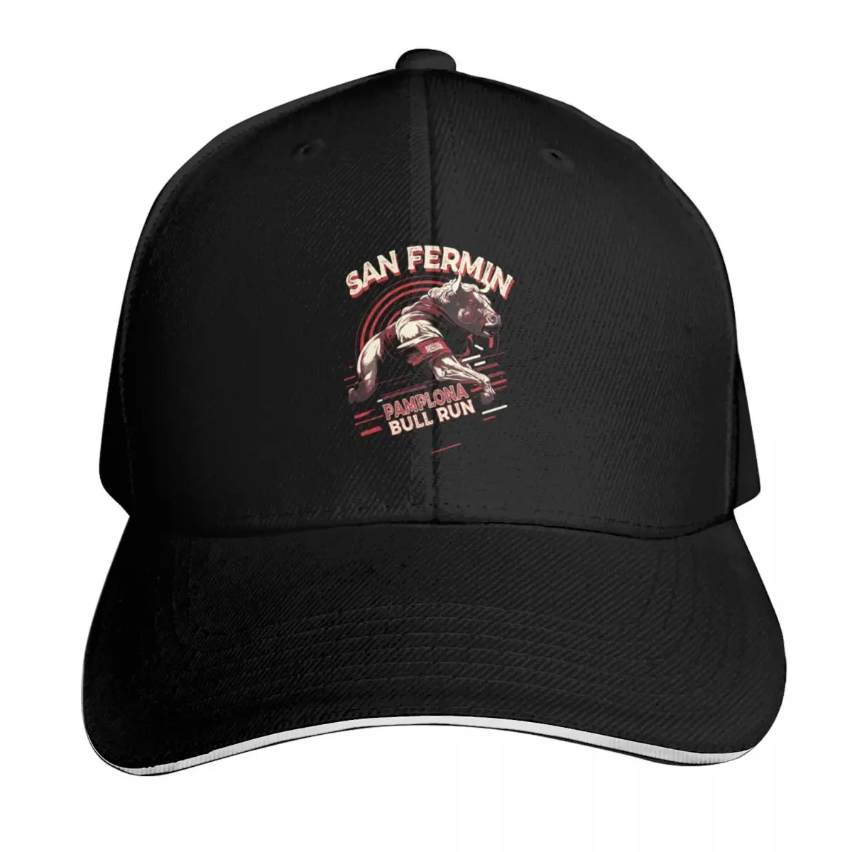 San Fermin Running With The Bulls Festival Pamplona July Baseball Cap Men Women Casual Summer Sport Sun Cap