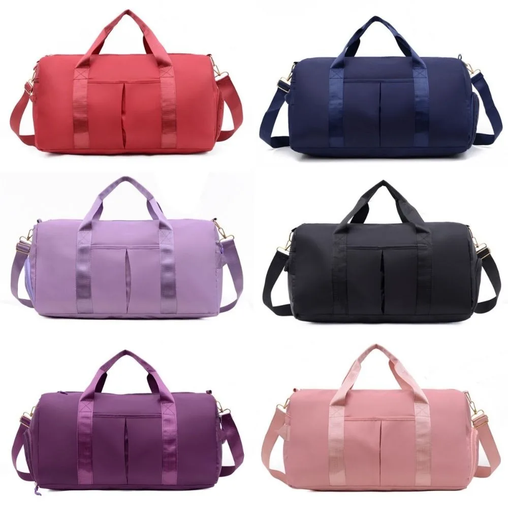 Oxford-Reisegepäcktasche, multifunktionale Handtasche mit großer Kapazität für kurze Entfernungen, mehrschichtige, einfarbige Gym-Umhängetasche