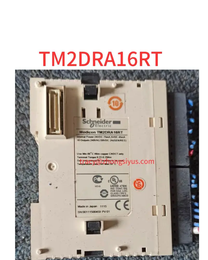 Second-hand PLC expansion module, TM2DRA16RT, function package