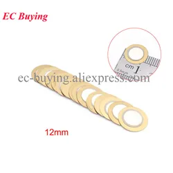 100Pcs/10pcs 12mm Piezoelectric Piezo Ceramic Wafer Plate Buzzer Loudspeaker Dia 12 mm For Arduino Diy Electro
