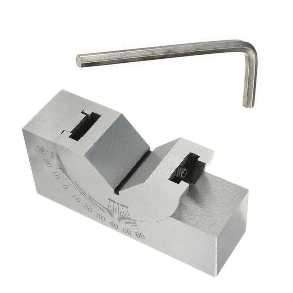 1 st Verstelbare Hoek Blok V-Block Frezen Setup 60 Graden Hoekmeter KP25 Tool Precisie Gereedschap Vervanging Accessoires
