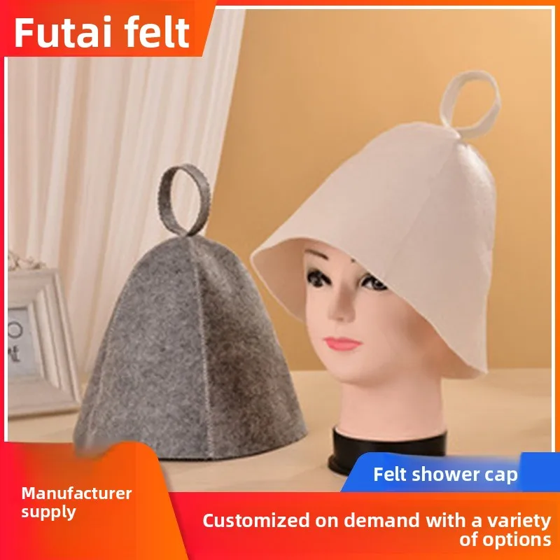 

1Pc Sauna Hats Winter Sauna Caps Sauna Accessories Felt Sauna Cap For Men Women Home Sauna Steam Cap For Steam Room Free Size