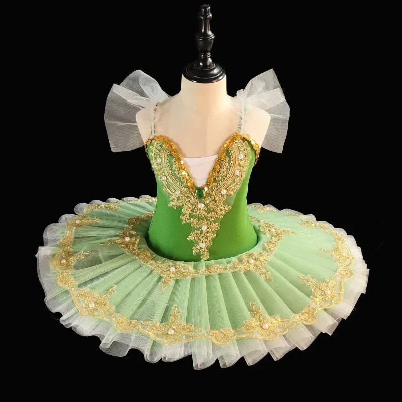 Robe de Ballet d'été pour filles, Costume de danse élégant pour enfants, robes Tutu pour bébés, vêtements pour filles