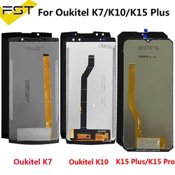 Tested For Oukitel K10 LCD Display+Touch Screen Digitizer Repair Oukite K7 K6 LCD For Oukitel K15 Plus K3 K5 Display LCD K15 Pro