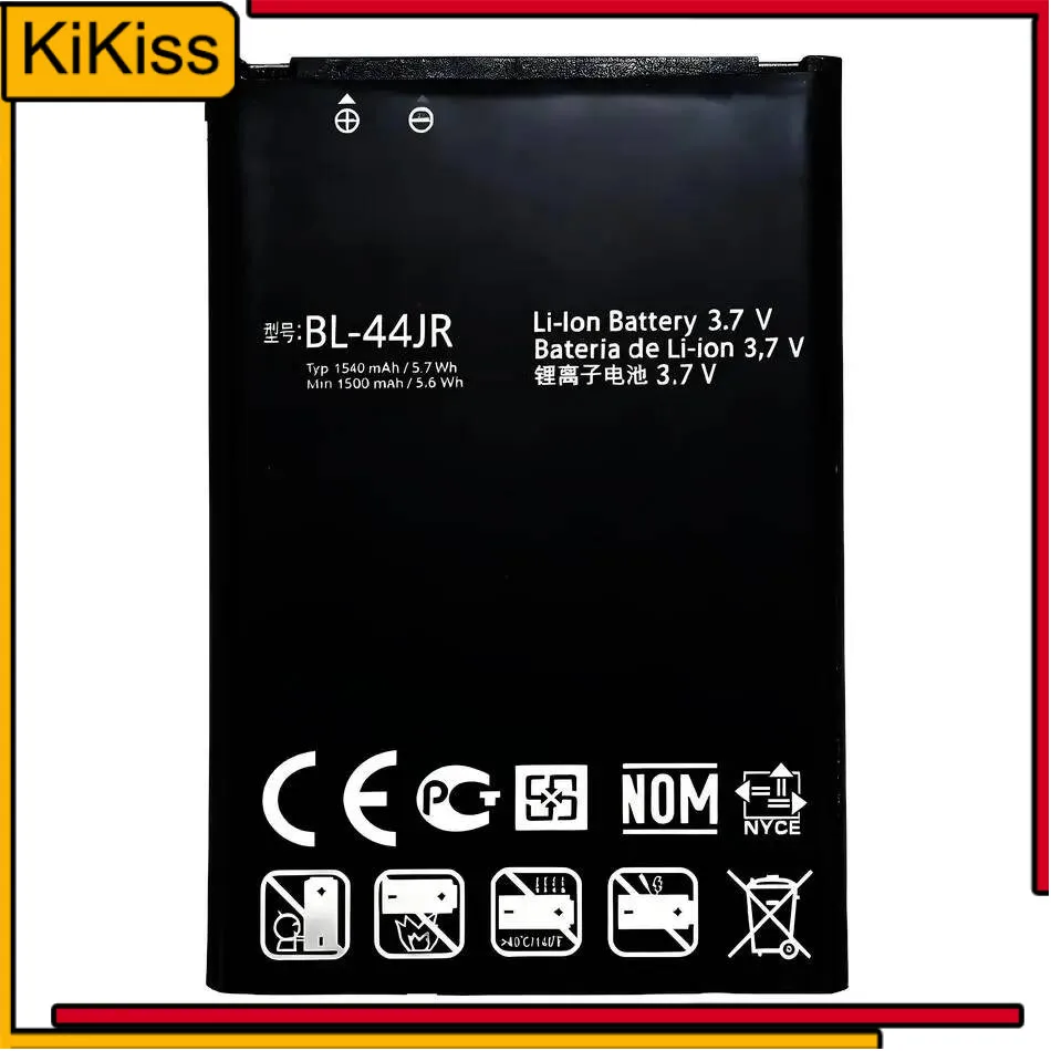 High Performance BL-44JR Mobile Phone Battery For LG K2 SU540 SU800 D160 L40 P940 1540Mah