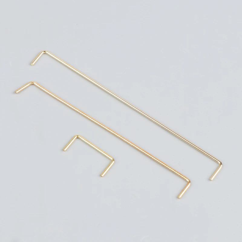 1PC stabilizzatori per tastiera meccanica PCB filo di acciaio placcato oro sostituire 2U 6.25u 7U tastiera meccanica da 1.5mm mantenere il Kit fai da te