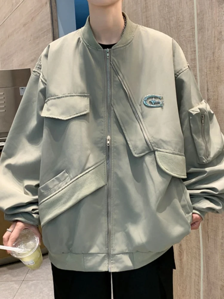 

Street Sle Flight Jaet Men's Women's Autumn Retro Workwear Couple's Coat Trendy Brand Cotton Padded Baseball orm