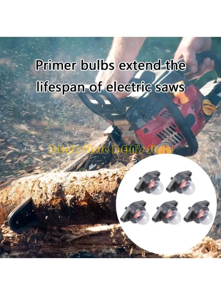 Y1AD 5Pcs Primer Bulbs For 530071835 530047213 188-513 Chainsaw Replacement Part