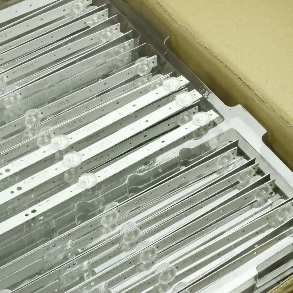 LEDバックライトストリップバー,Skyworth,40e2as,40k5c,5850-w4000-9p10,H-LED40F453BS2, H-LED40F456BS2, APT-LB17086-40-1.3, 7779-640000用