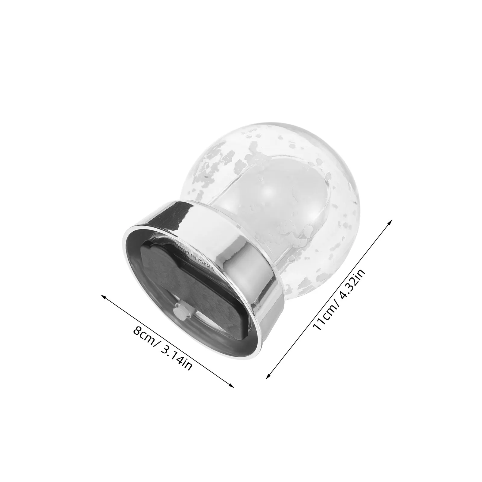 Plastic DIY Snow Globe Photo Frame