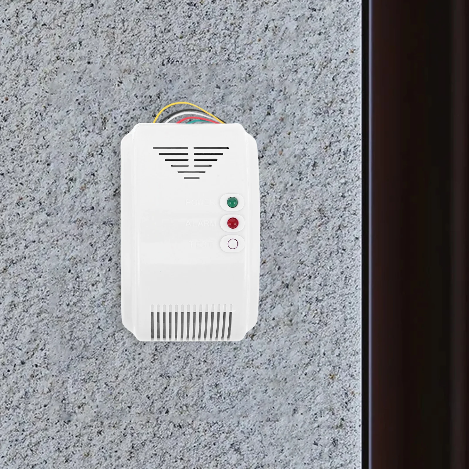 Fuga de Gas Natural GLP para coche Rv, sistema de alarma portátil de metano y propano, Monitor de seguridad para garaje en casa