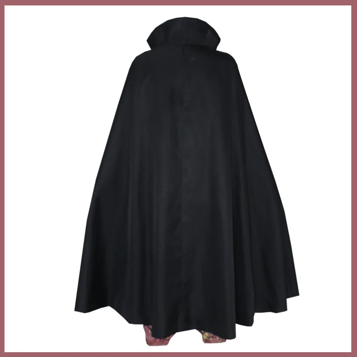 Anime Red Hair Shanks Cosplay Costume Four Emperors Black Cloak Shirt Printing Pants Wig Adult Man Woman Halloween Suit view 4