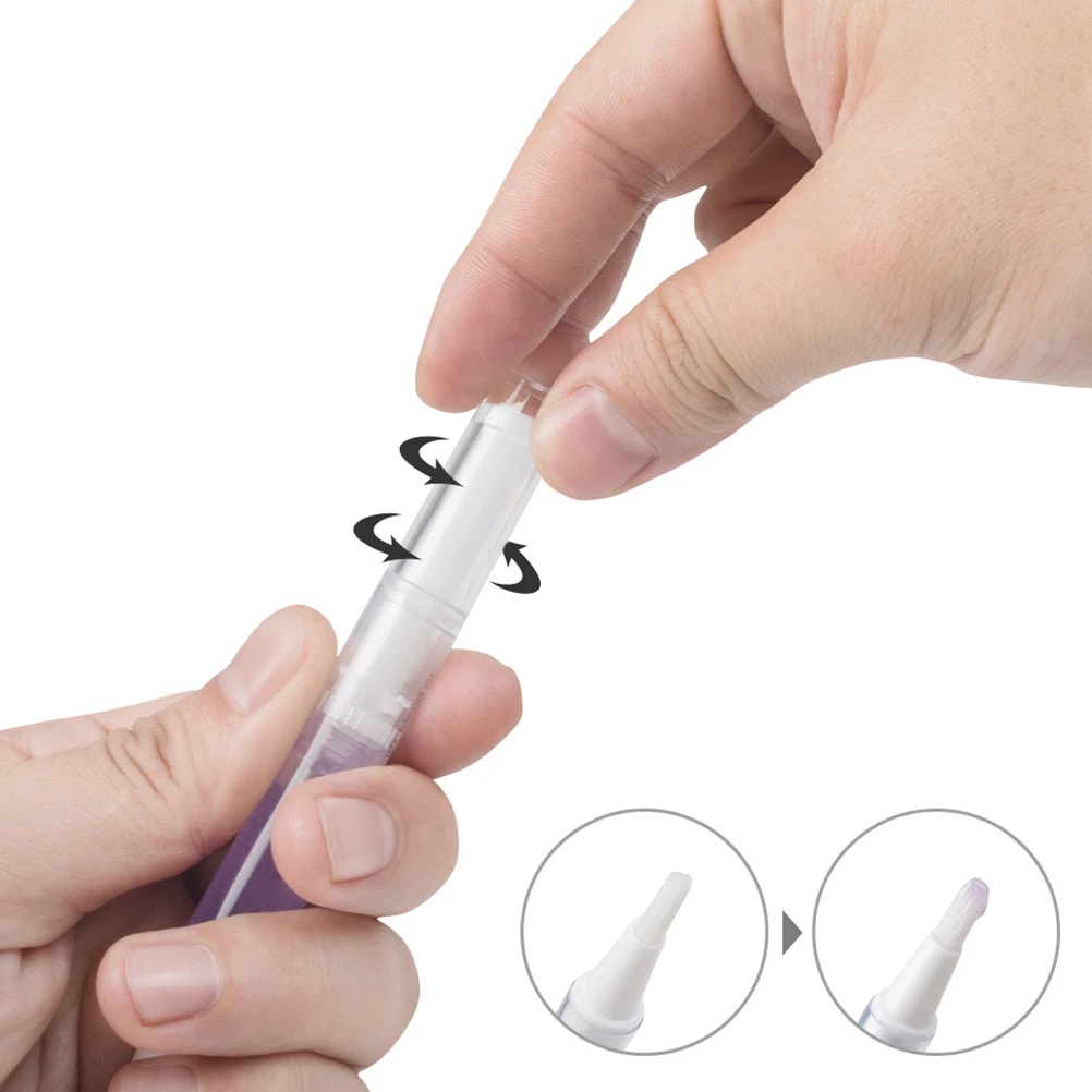 

6pcs Care Pen Oil Cuticle Repair Tool Manicure Salon Gel Nail Moisturizer Lightweight Portable for Women