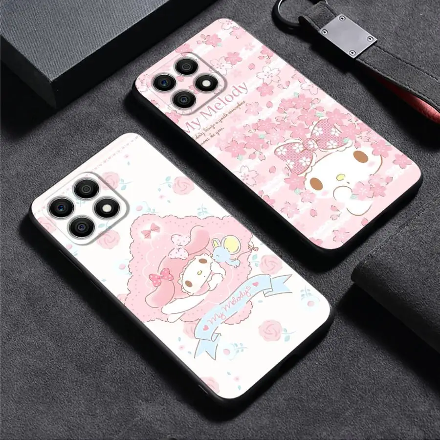 Мягкий чехол для телефона Huawei P20 Lite 2018 P20 P40 Lite P30 P20 Pro P Smart 2019, милая розовая мелодия