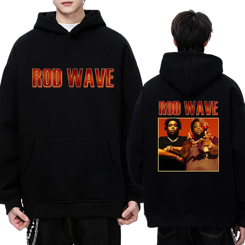

Hot Sale Rod Wave Rapper 90s Rod Wave Rapper Graphics Hoodie Men women vintage hip hop streetwear Unisex Fleece Casual pullovers