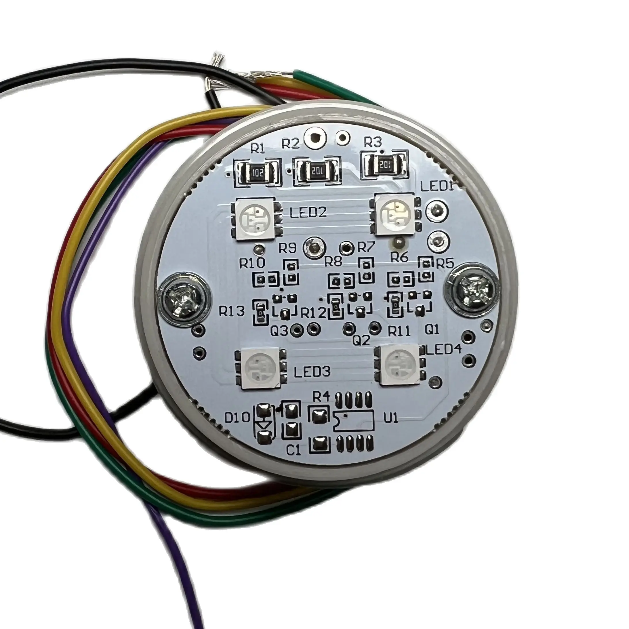 Zusen-Lámpara de advertencia de señal pequeña, TB5052-RGY(J), 12V, 24V, LED de conmutación PLC, integración de tres colores, siempre brillante con