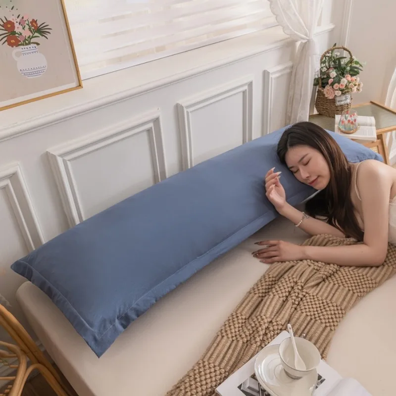 

2025 новая одиночная наволочка класса А, благоприятная для кожи, машинная стирка, наволочка 48x120 см