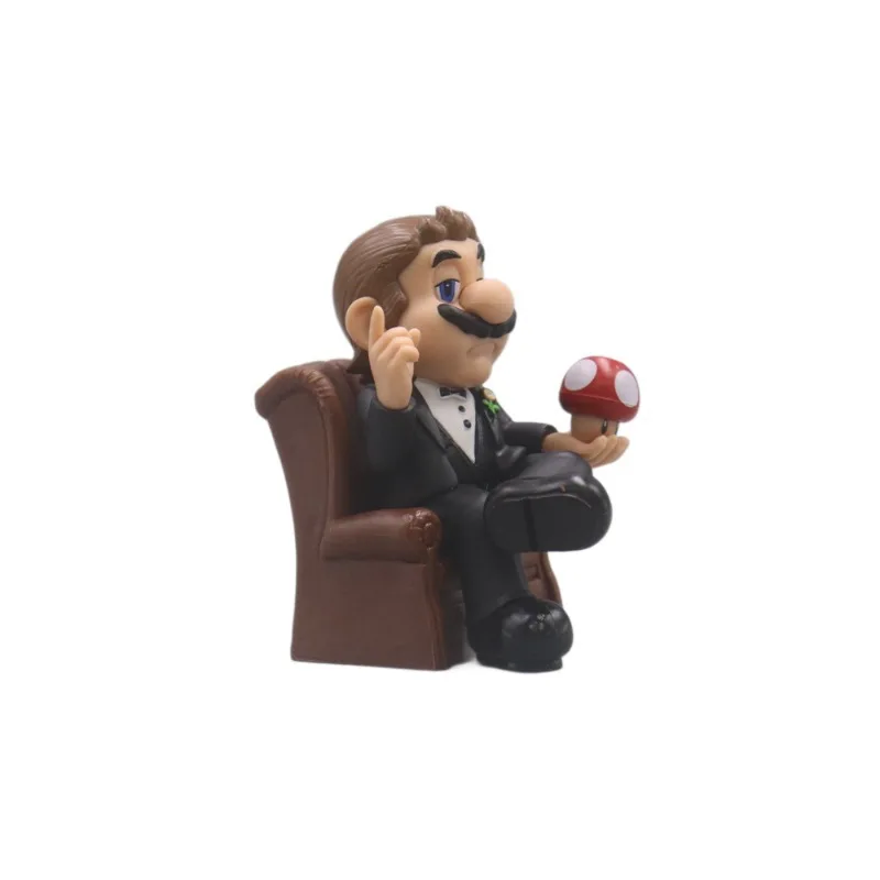 New Cosplay The Godfather The Joker With Chair Action Figure Toys Collection Movie Model PVC Doll Desktop Ornament - view 5