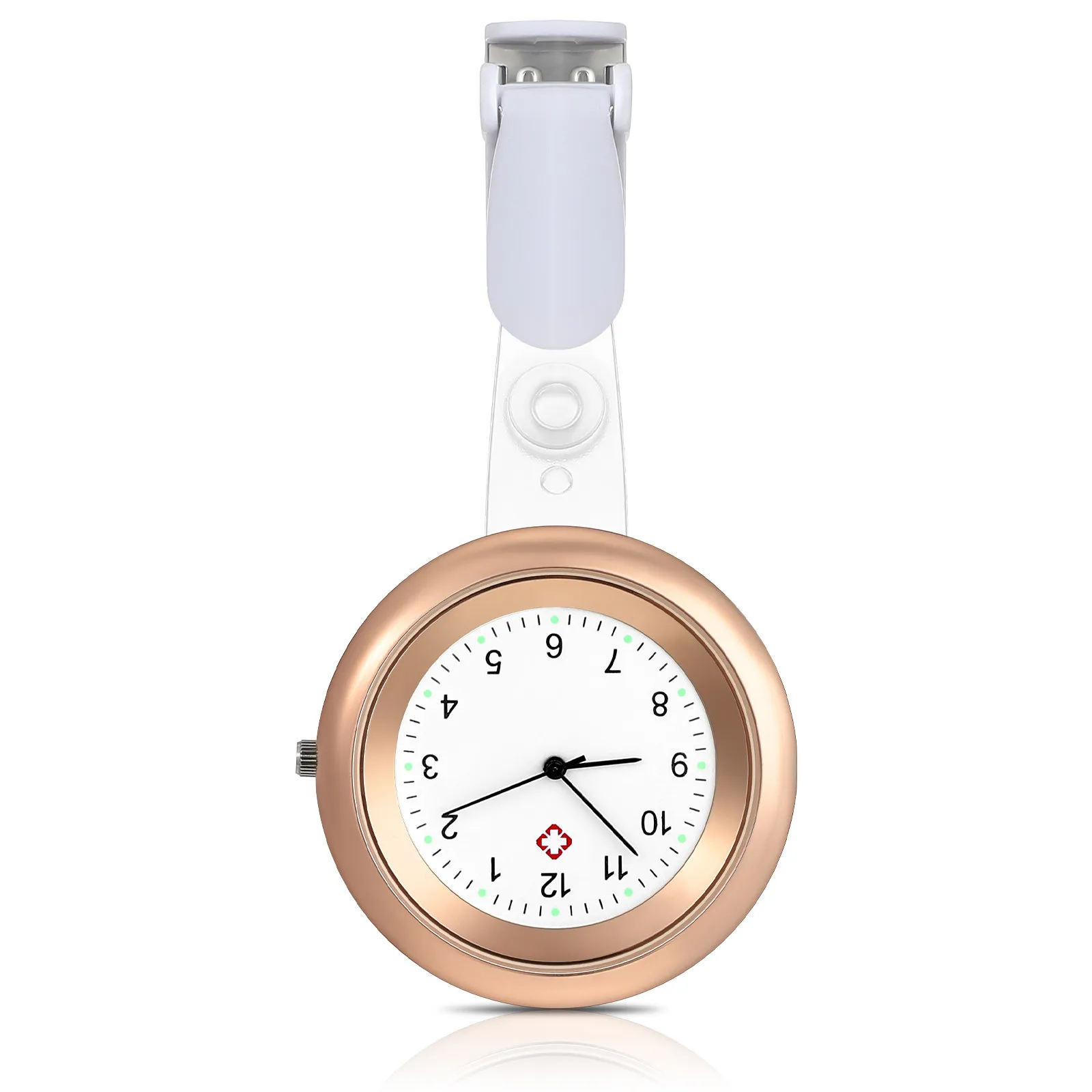 Premium Nurse Pocket Watch Clip-on Design Easy Hand Wash Friendly Clear Numbers Accurate Timing for Nurses Women Gift
