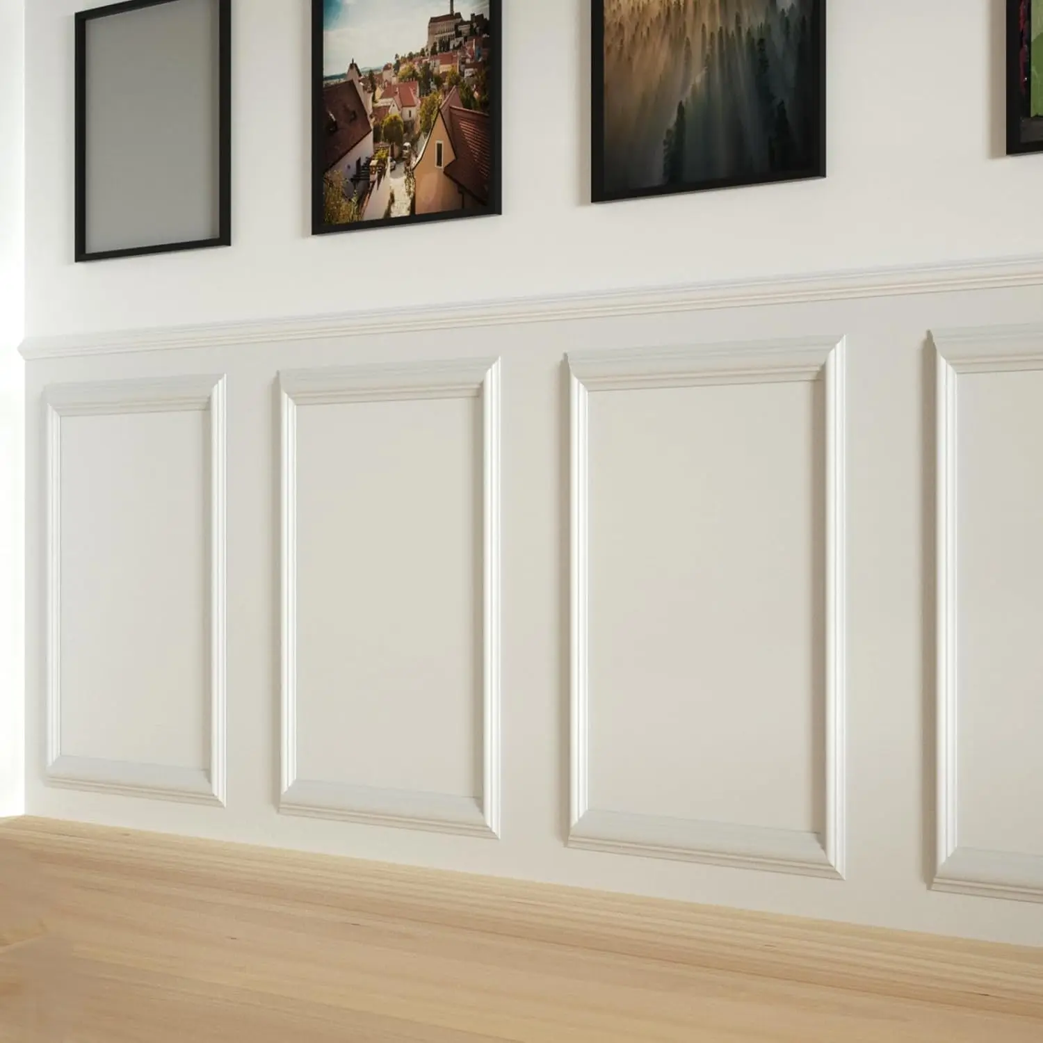 4 Set Peel and Stick Wall Molding Trim Kit, 16