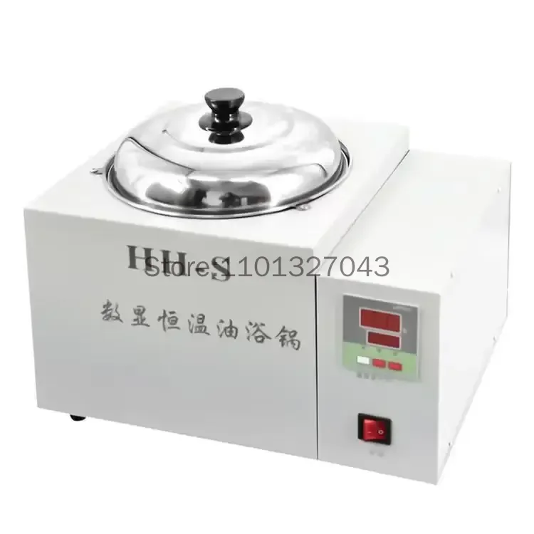 5L Digital Constant Temperature Water Bath Boiler Thermostat Oil Bath Heating Tank Round Hole HH-S05 Capacity Temp.RT-300(C)