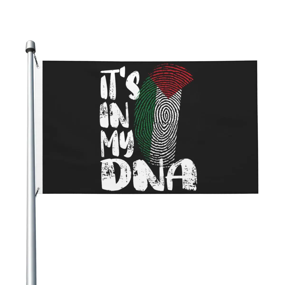 Palestine Flag It's In My DNA Palestinian Flag Hanging Polyeste Banner For Festival Home Decoration 90X150cm Quality Flags
