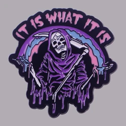 Skull Brooches for Women Enamel Pins Creative Badges Lapel Pins for Backpack Punk Jewelry Clothing Accessories Halloween Gift