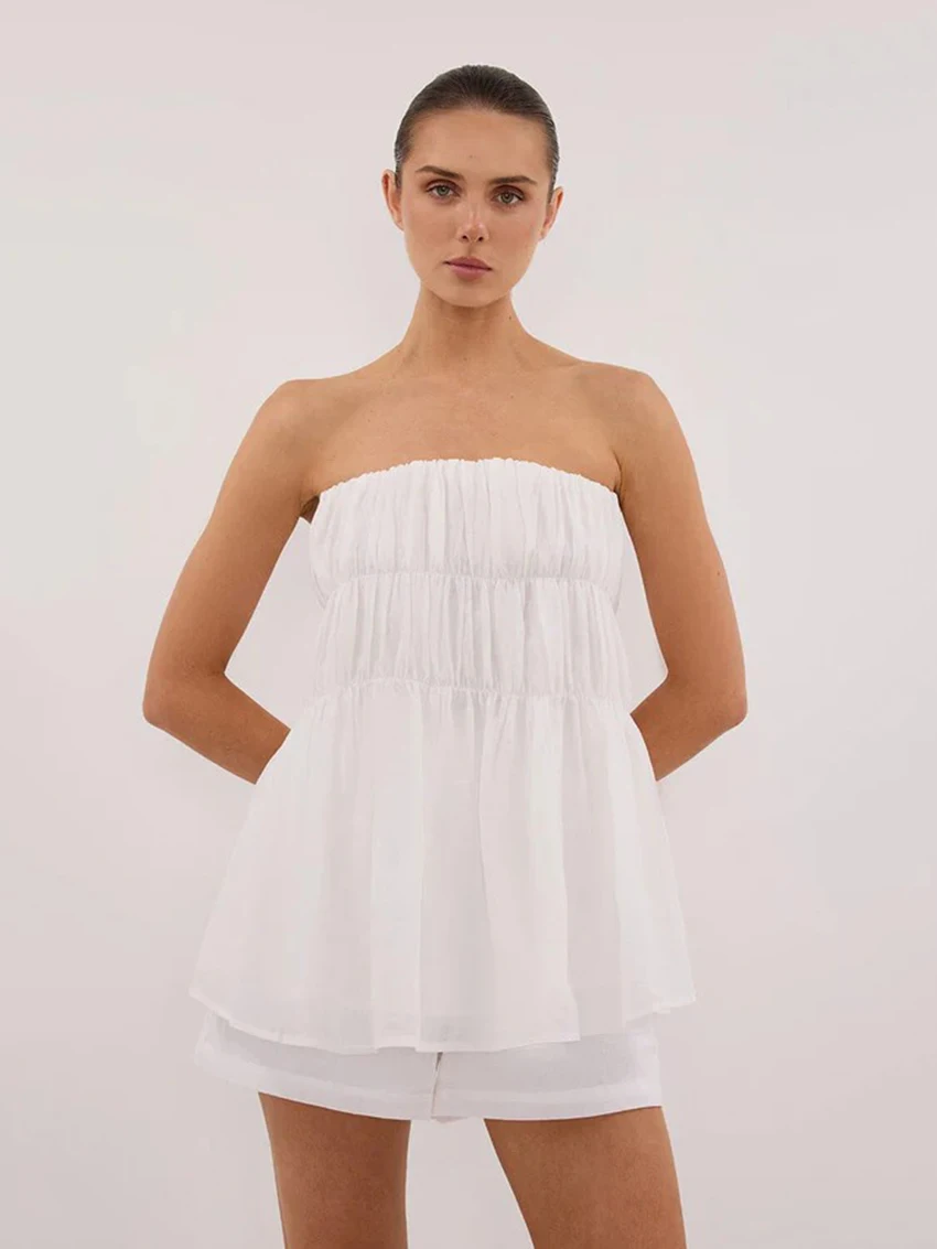 Marthaqiqi Causal Cotton Ladies Sleepwear Set Sexy Slash Neck Pajama Sleeveless Nightwear Tank Top Nightie Shorts Nightgown Suit