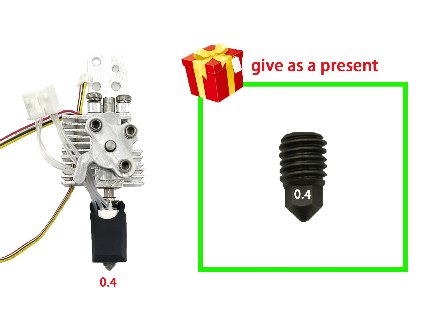 Acessórios para impressora 3D Anycubic: peças de liberação rápida totalmente metálicas + hotend de cerâmica para modelo combinado S1