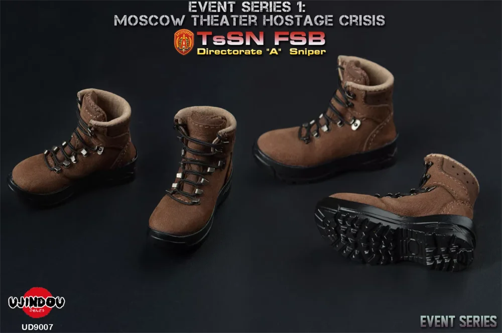 In Stock For Sale UJINDOU UD9007 The Russian Soldier Doll FSB Shoe Boots Toys Model For 12