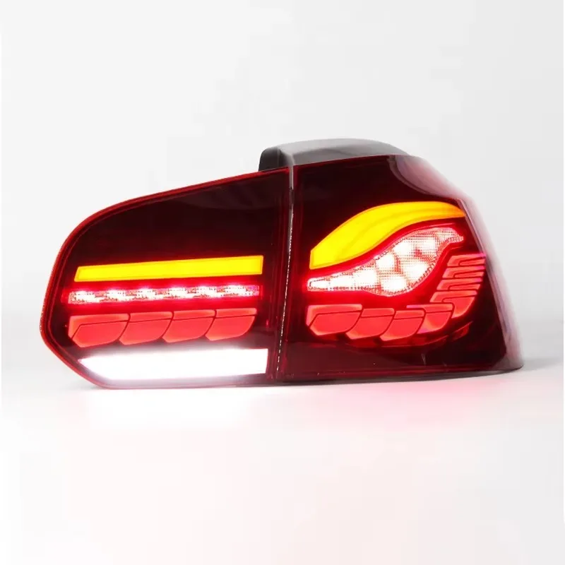 

Задний фонарь LED для VOLKSWAGEN Golf 6, задний свет для VW с последовательным сигналом поворота, 2009-2012 год.