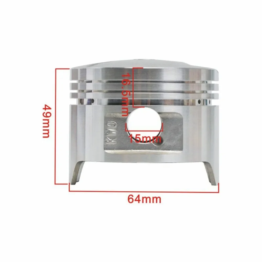 

64mm 64.25mm 64.5mm 400cc Motorcycle Engine Piston Ring Kit STD +25 +50 +0.25 +0.5 For Honda KWO Steed 400 BROS 400 Steed400