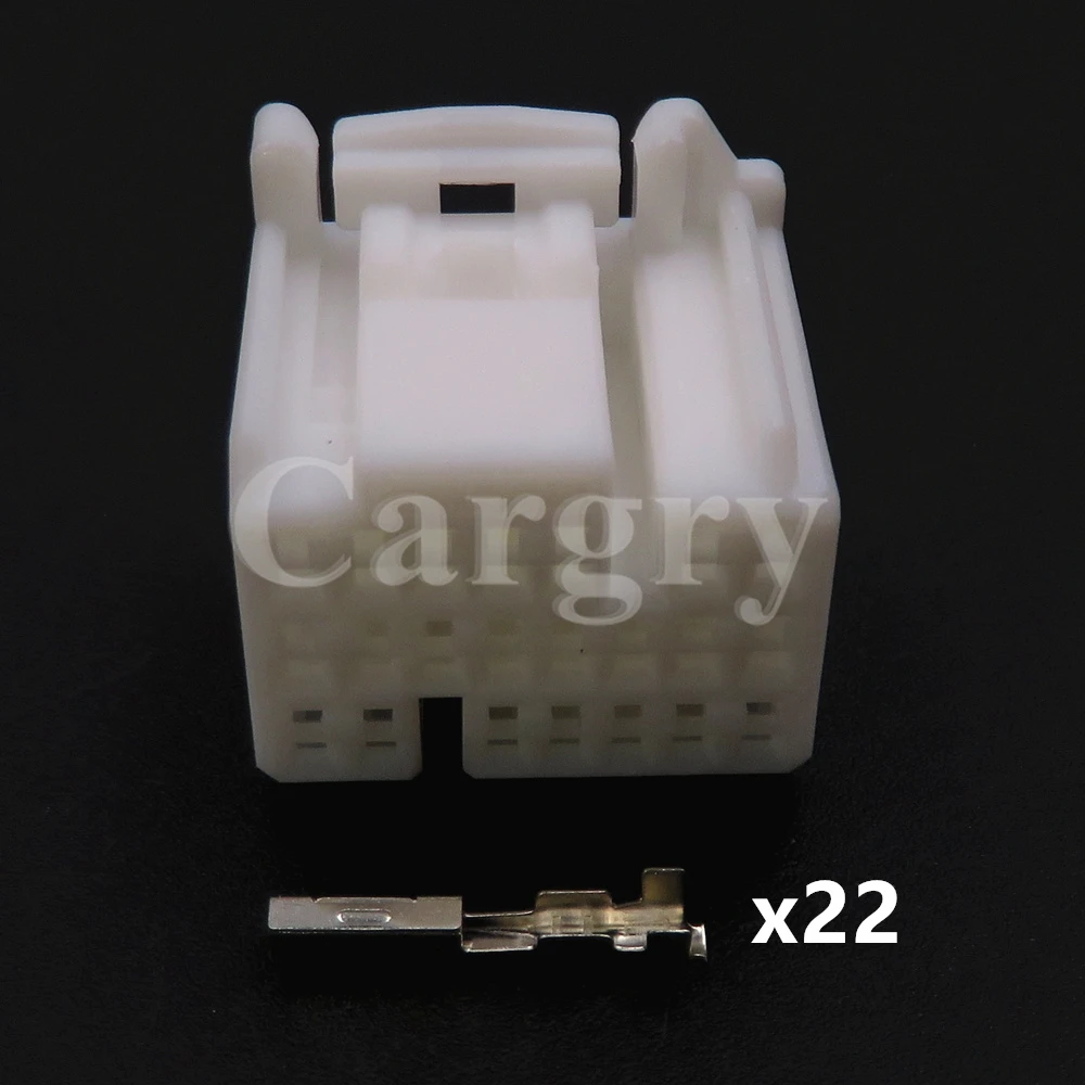 1 Set 22P 353028-1 AC Assembly Automotive Low Current Unsealed Socket Car Wiring Terminal Connector Auto Parts