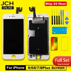 Full Set Complete Display For iPhone 6 6S 7 8 Plus LCD Touch Screen Digitizer Assembly Replacement Easy to install for Novice