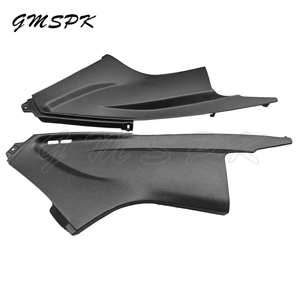 1 쌍 도색되지 않은 검은 색 오토바이 측면 공기 덕트 커버 페어링 부품 Yamaha YZF-R6 2003 2004 2005