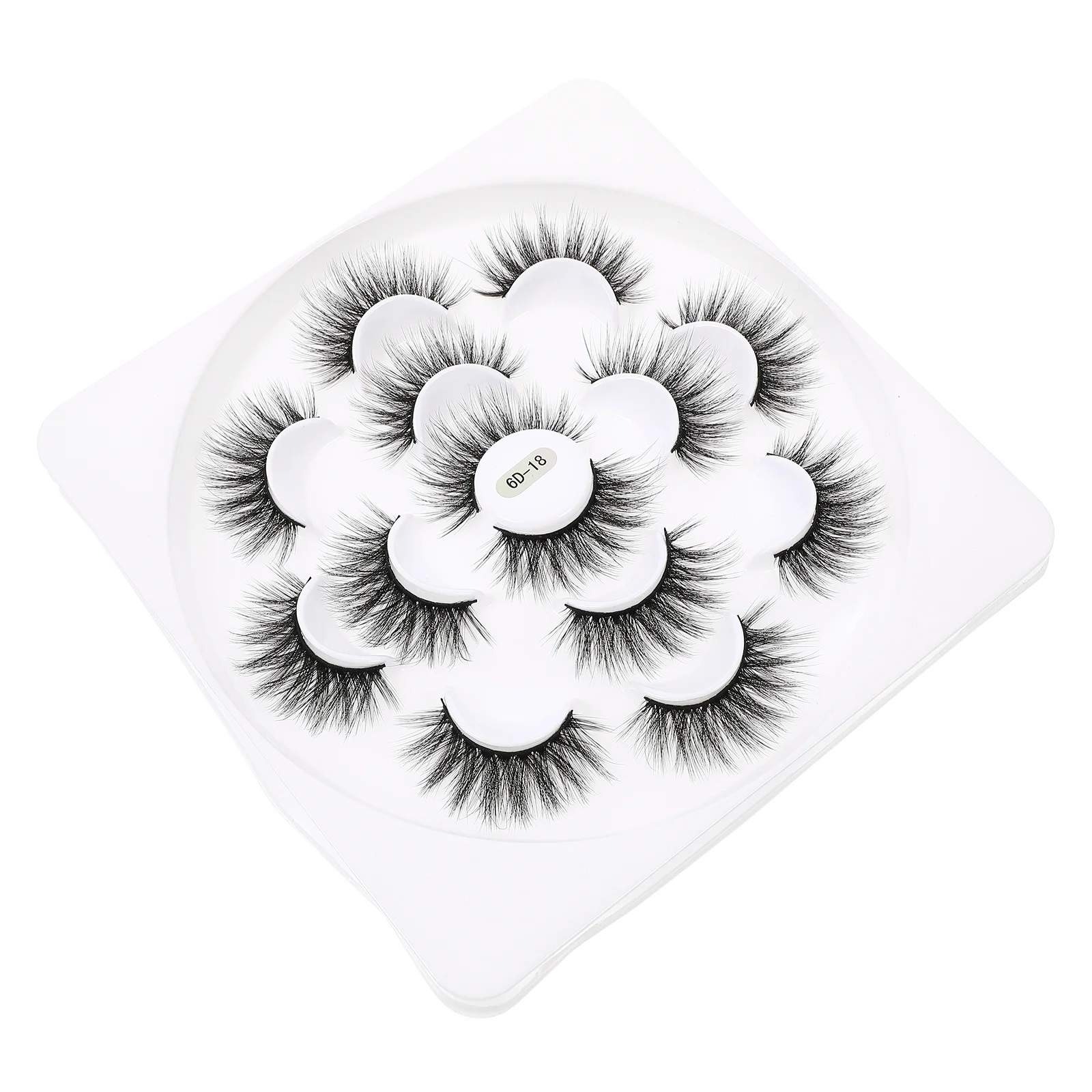 

1 Box Natural False Eyelashes Classic Curly Style for Woman Beauty Enhancement Makeup Lash Daily Use Seamless Blend