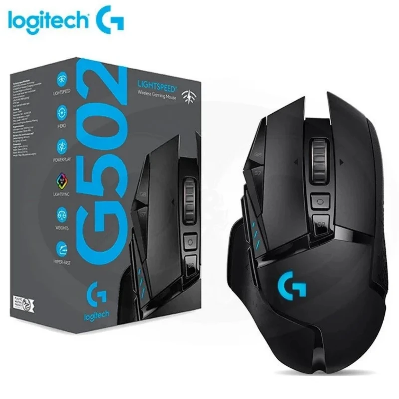 

Original Logitech G502 HERO Gaming Mouse RGB Competitive FPS Battle Royale Gift for Boyfriend/Men 11 Programmable Buttons