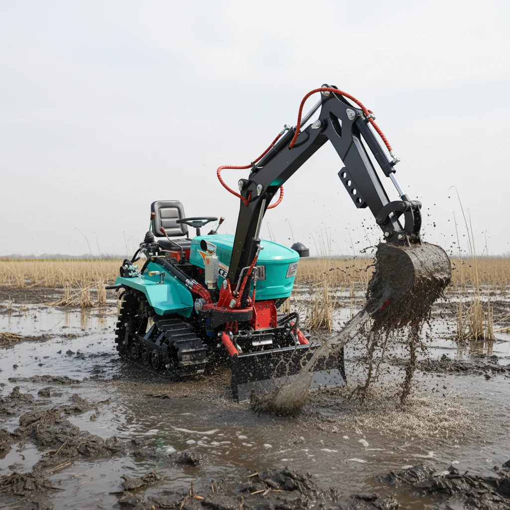 

Heavy Duty Crawler Tractor 50HP 70HP 90HP Agricultural Machinery Farm Plowing Cultivating Tilling Equipment Rubber Track