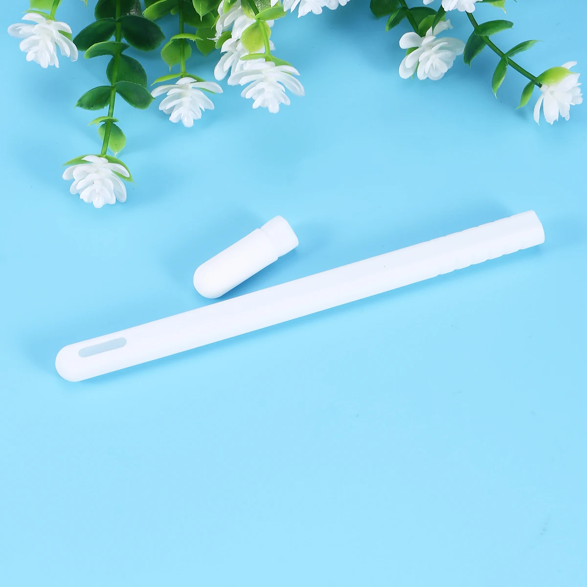 

Silicone Touch Screen Pen Sleeve Protective Cover For Stylus Pen Pencil 2 White Durable Shockproof Water Resistant Easy