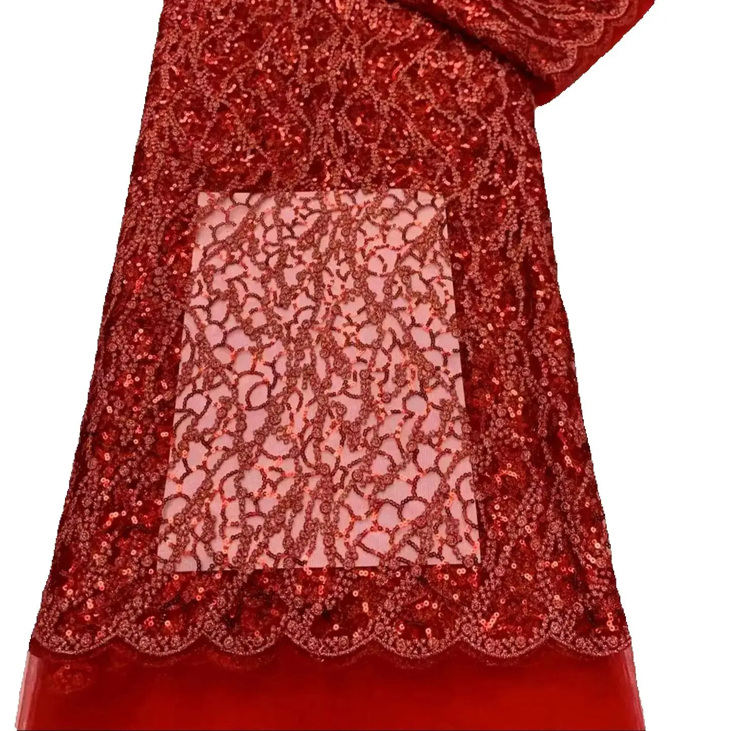 

Новая сетчатая кружевная ткань с блестками, высококачественная африканская кружевная ткань с нигерийской вышивкой, кружевная ткань для свадебных платьев и платьев